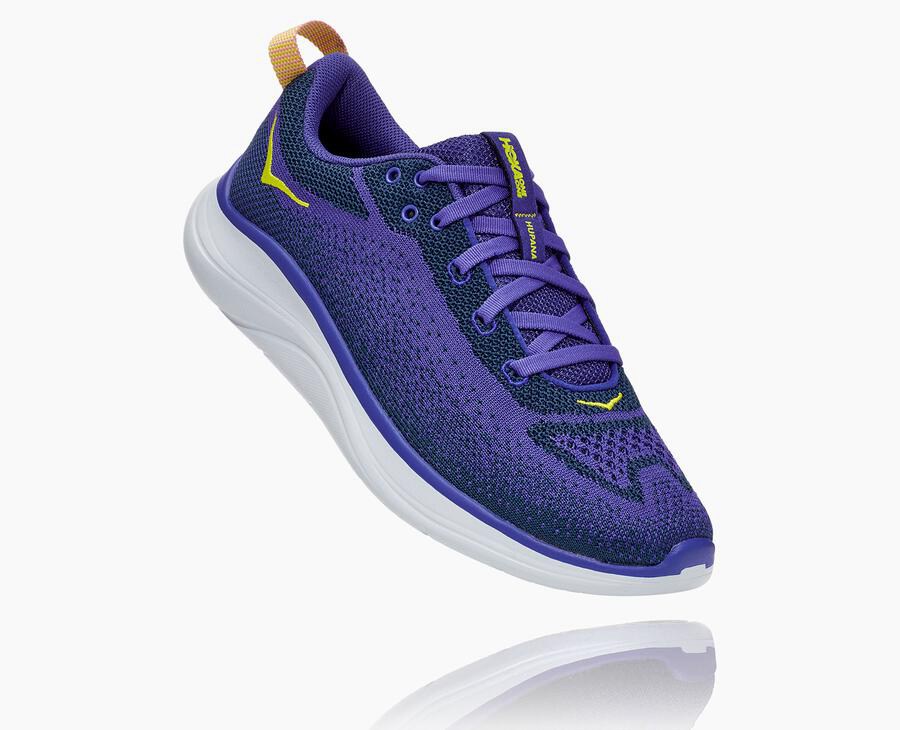 Hoka One One Koşu Ayakkabısı Kadın Mavi/Beyaz - Hupana Flow - XE6732940